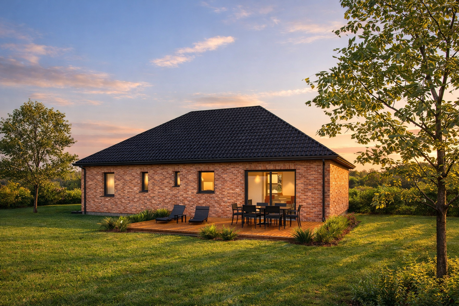 Modèle Inspi Plain pied brique